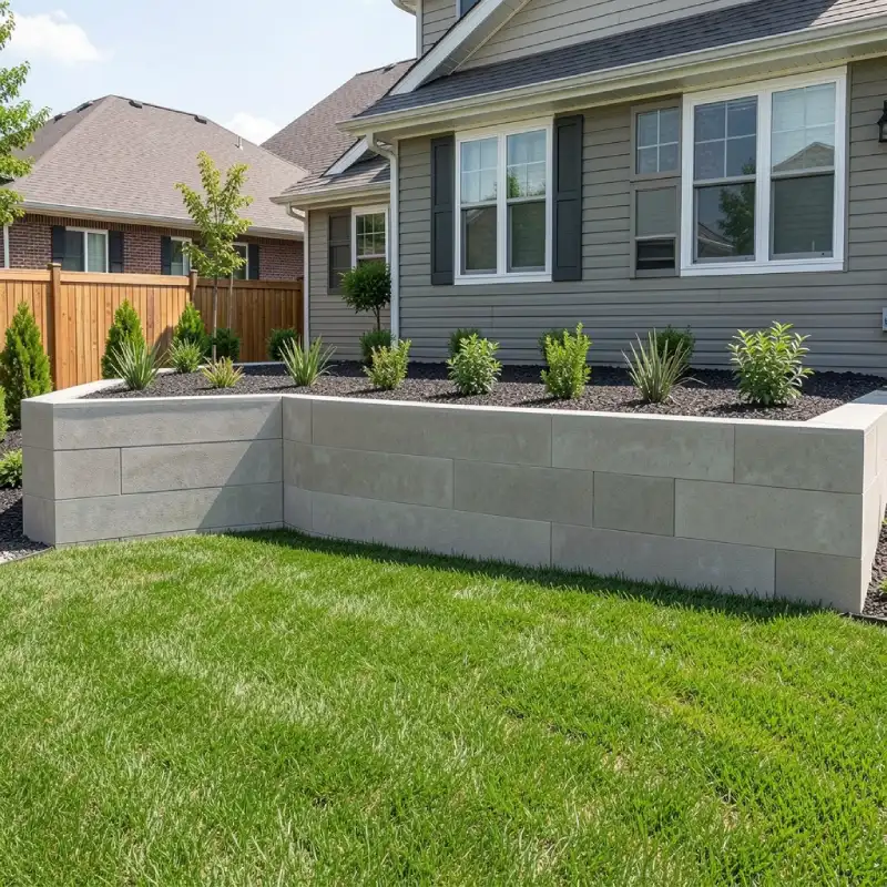 Raised Planter Wall