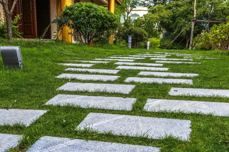 Stone Paver Walkway